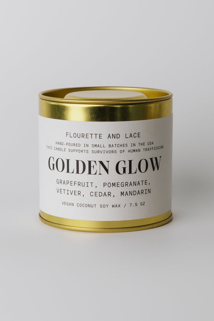 Golden Glow Candle