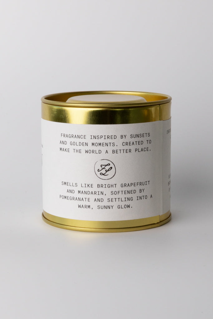 Golden Glow Candle