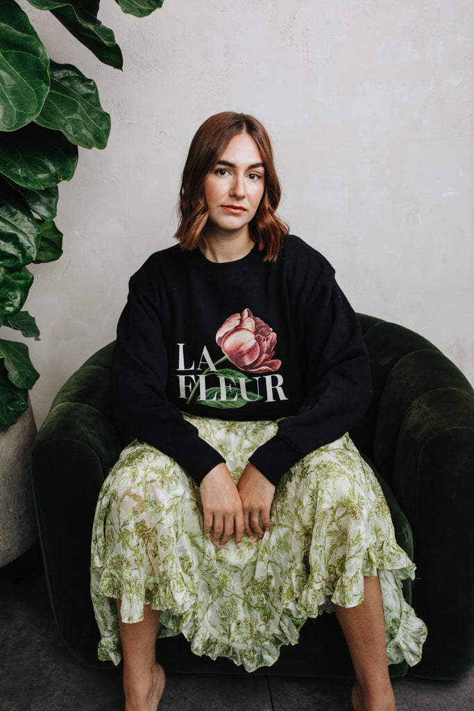 La Fleur Sweatshirt - Black