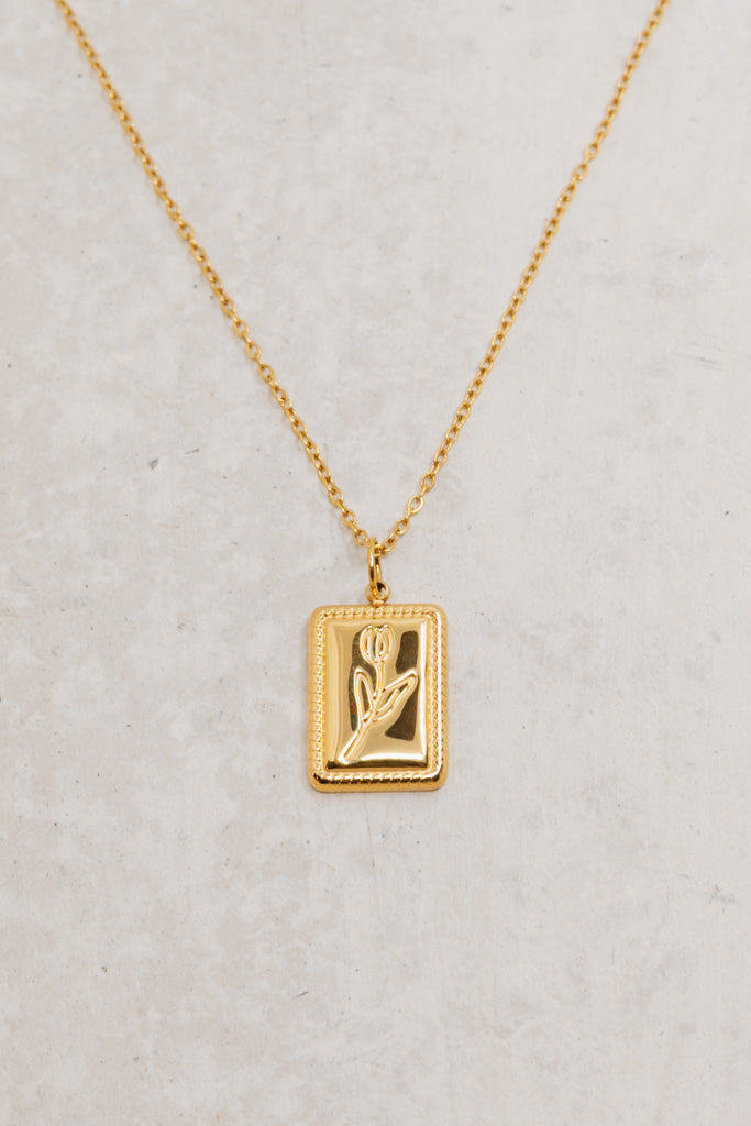 French Tulip Necklace