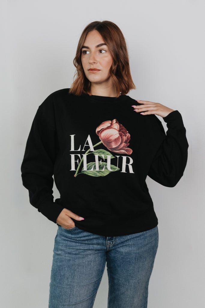 La Fleur Sweatshirt - Black