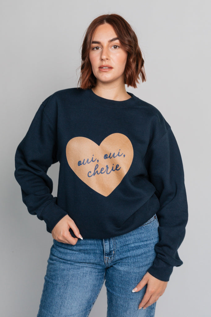 Oui, Oui, Cherie Sweatshirt